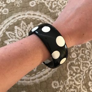 Black Polka Dot Bangle